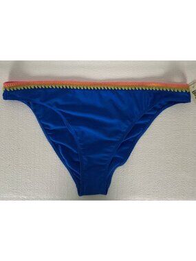No Boundaries Bikini Bottoms Size XXL 20 Blue Orange Yellow Cheeky High Leg New